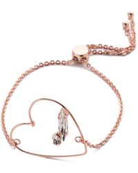 Sorrelli Love Heart Slider Bracelet - Metallic