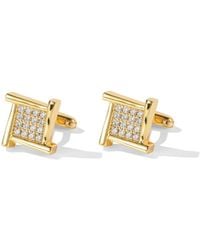Classicharms - Atlas Square Gem Cufflinks - Lyst