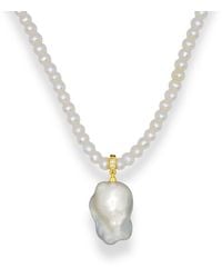 Ninemoo - Natural Baroque Pearl Necklace - Lyst