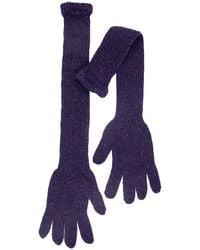 Maison Bogomil - Ribbed Knit Opera Gloves - Lyst