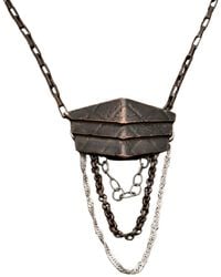 Zula Jewelry + Design - Bravery Shield Necklace - Lyst