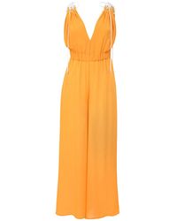 blonde gone rogue - Eternal Summer Jumpsuit, Upcycled Polyester, In Yellow - Lyst