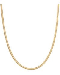 Vanhi - Estelle Herringbone Chain Necklace - Lyst