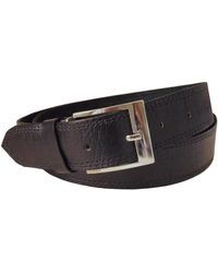 Berber Leather - Leather Belt With Stitching - Lyst
