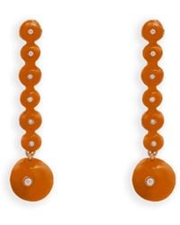 Lavani Jewels - Hibiscus Earrings - Lyst