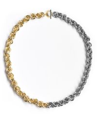 Adriana Pappas Designs - Mixed Metal Choker - Lyst