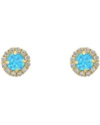 LÁTELITA London - Crown Opal Stud Earrings - Lyst