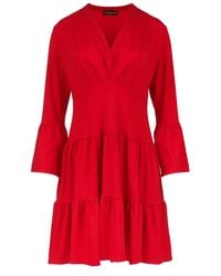 Conquista - Jersey Tiered Dress - Lyst
