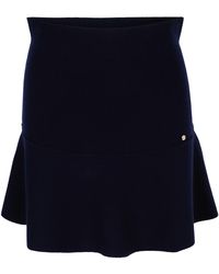 tirillm - Anita Short Merino Wool Flared Skirt - Lyst