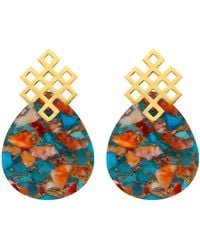 Lavani Jewels - Endless Knot Earrings - Lyst