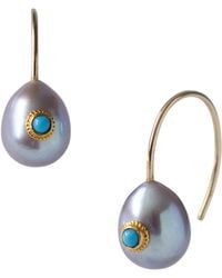 Bombyx House - Pearl Hook Earrings - Lyst
