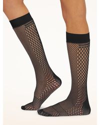 Wolford - Net Knee-Highs, Femme, , Taille - Lyst