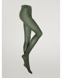Damen Bekleidung Strumpfware Strumpfhosen und Feinstrümpfe Emilio Pucci Strumpfhose mit grafischem Print in Grün 