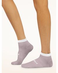 Wolford - Reflective Sneaker Socks, Femme, Mauve/, Taille - Lyst