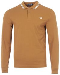 Long Sleeve Polo Shirt in Grey (Grey 