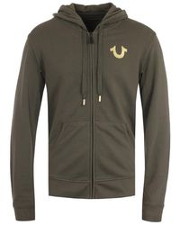 true religion black and gold sweatshirt