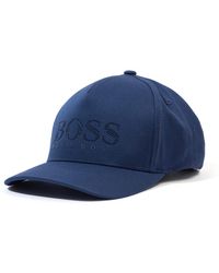 BOSS by HUGO BOSS Laser Cut Logo Double Twill Cap - Blue