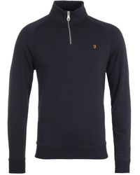 farah quarter zip sweatshirt