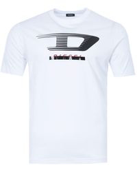 DIESEL T-just Y4 Logo T-shirt - White