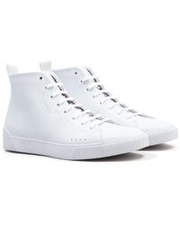 hugo boss zero high top sneakers