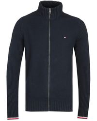 tommy hilfiger zip up cardigan