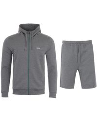 gray hugo boss tracksuit