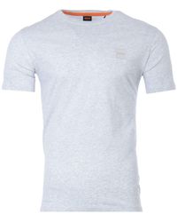 BOSS by HUGO BOSS - Tales Sustainable Logo Badge Relaxed Fit T-shirt - Lyst