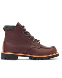 Red Wing 2927 Sawmill Leather Boots - Brown