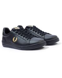 Fred Perry B721 Leather Webbing S White Trainers for Men | Lyst