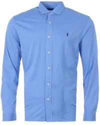 Polo Ralph Lauren Cotton Jersey Shirt - Blue