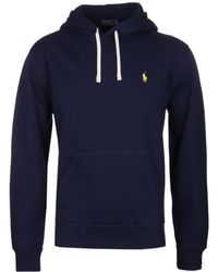 Polo Ralph Lauren Navy Pullover Hoodie - Blue