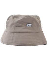 Mens Hats Rains Hats Rains Synthetic Bucket Hat in Grey for Men Blue 