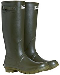 Barbour Bede Olive Wellington Boots - Green