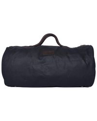 barbour wax cotton travel explorer holdall