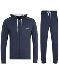 navy boss tracksuit