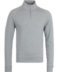 farah quarter zip sweatshirt