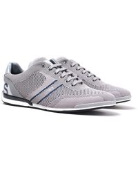 hugo boss maze knit trainers