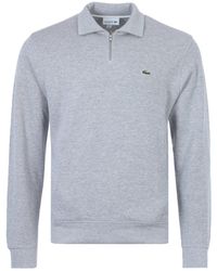 lacoste pique sweatshirt