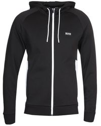 boss bodywear over the head logo sweatshirt