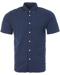 Mens Short Sleeve Seersucker Shirts for 
