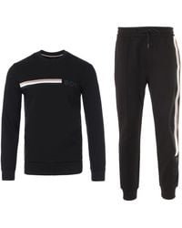 hugo boss tracksuit black