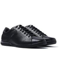 hugo boss white trainers sale