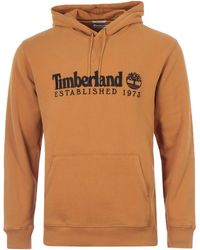 Timberland Outdoor Heritage Logo Hooded Sweatshirt - Natural