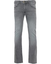 DIESEL Belther-r Tapered Fit Jeans - Grey