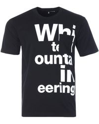 White Mountaineering Logo Print Pocket T-shirt - Black