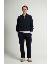 Woolrich - Wesley-Bomberjack Van Urban Touch Blauw Grootte - Lyst