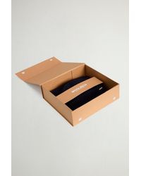 Woolrich - Donna Set Regalo Con Berretto E Sciarpa Blu Taglia - Lyst