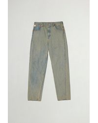 Woolrich - Broek Met Vijf Zakken Van Denim Van Zuiver Katoen Blauw Grootte - Lyst