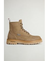 Woolrich - Main Logger-Veterboots Van Suède Grootte - Lyst