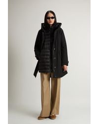 Woolrich - 3-In-1-Parka Van Ramar Cloth Zwart Grootte - Lyst